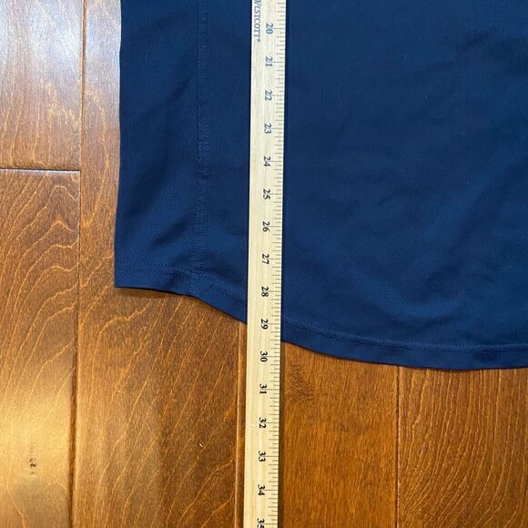 Nike Vintage Y2K Athletic Crewneck Running Workout Navy Blue Top Men's Medium - Picture 8 of 8